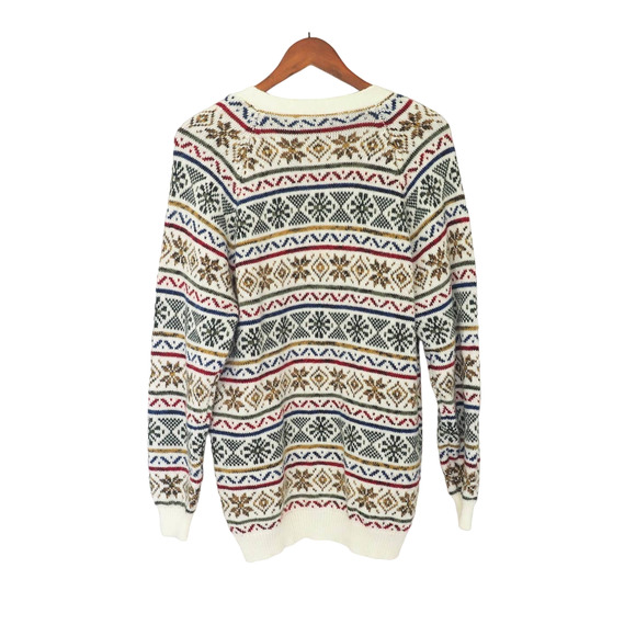 Vintage Knit Cardigan‎ Sweater Cozy Soft Relaxed Oversized Fit Size M/L - Picture 4 of 6